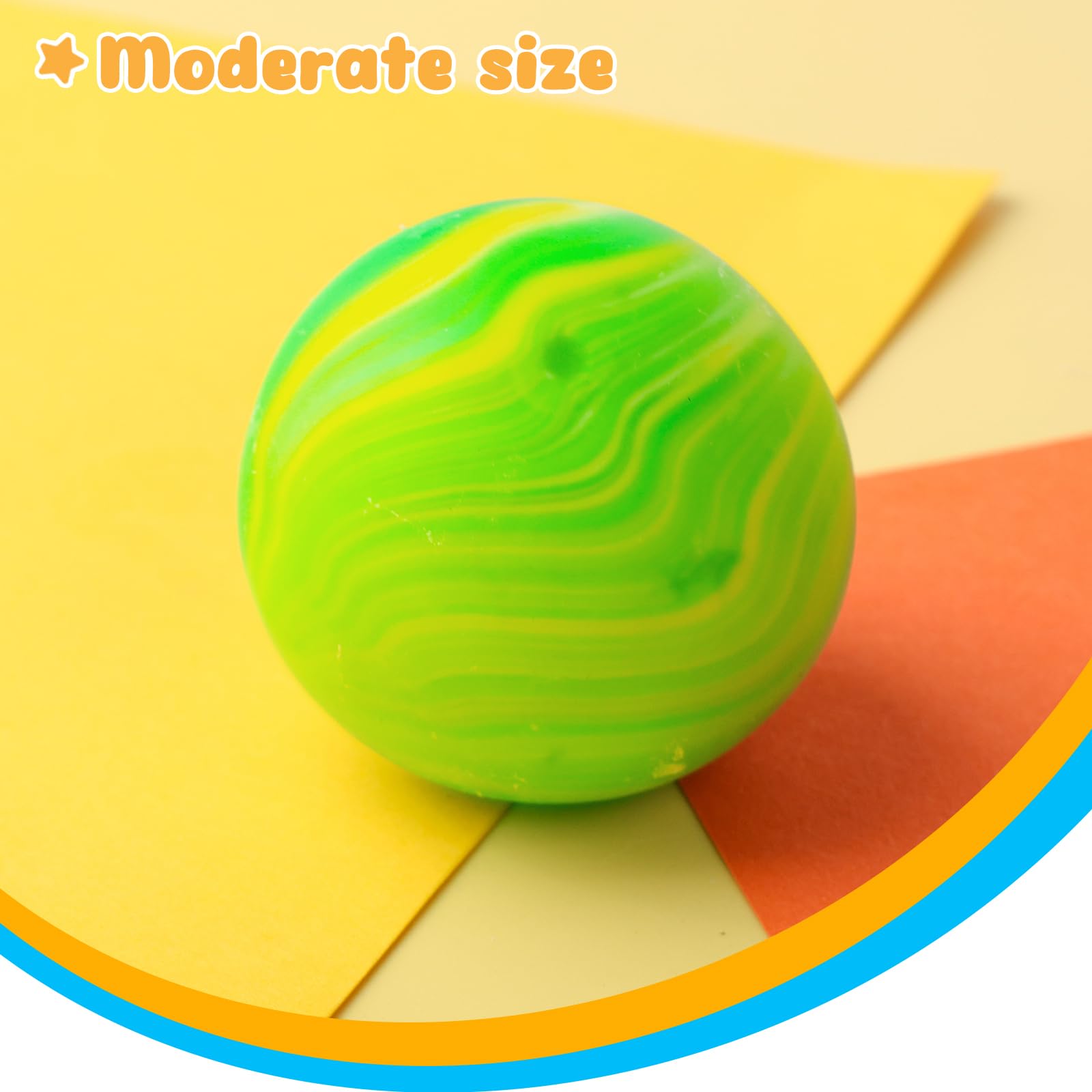 MCPINKY Stretchy Stress Ball, Green Squeeze Ball 2.5\