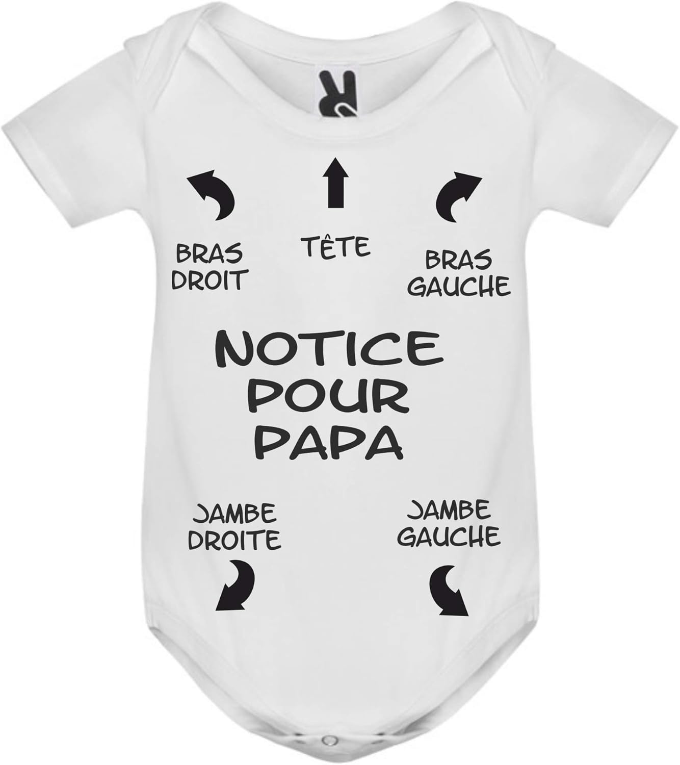 Masaya Viyana Com Manches Longues Vetement Naissance Notice Papa 0 3 Mois Humour Bebe Fille Garcon Bodies Body Idee Cadeau Originale Blanc Notice Pour Papa Bebe Bodys