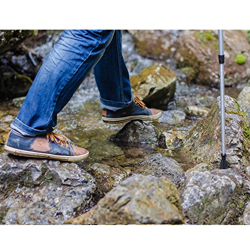 Hicarer 12 Pack Rubber Trekking Poles Tips Protectors Hiking Pole