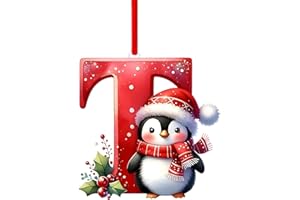 26 Letter Christmas Tree Hanging Pendant, 2025 Christmas Letters Ornaments A to Z Ornament Letters Decorative Hanging,for Chr