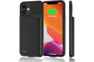 TAYUZH Charging Case for iPhone 11, 7000mAh Protective Rechargeable Battery Case Pack Compatible with iPhone 11(6.1 inch), Full Protection, Black