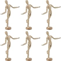 Mannequin en bois articulé pour apprendre à dessiner le corps humain Photo | Adobe