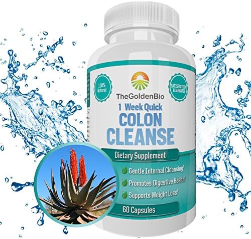 SUPER COLON CLEANSE DETOX Pills - 20% OFF- 7 Day Colon Cleanser for Weight Loss &amp; Boost Energy - 60 Capsules Safe &amp; Effective - Made in the USA