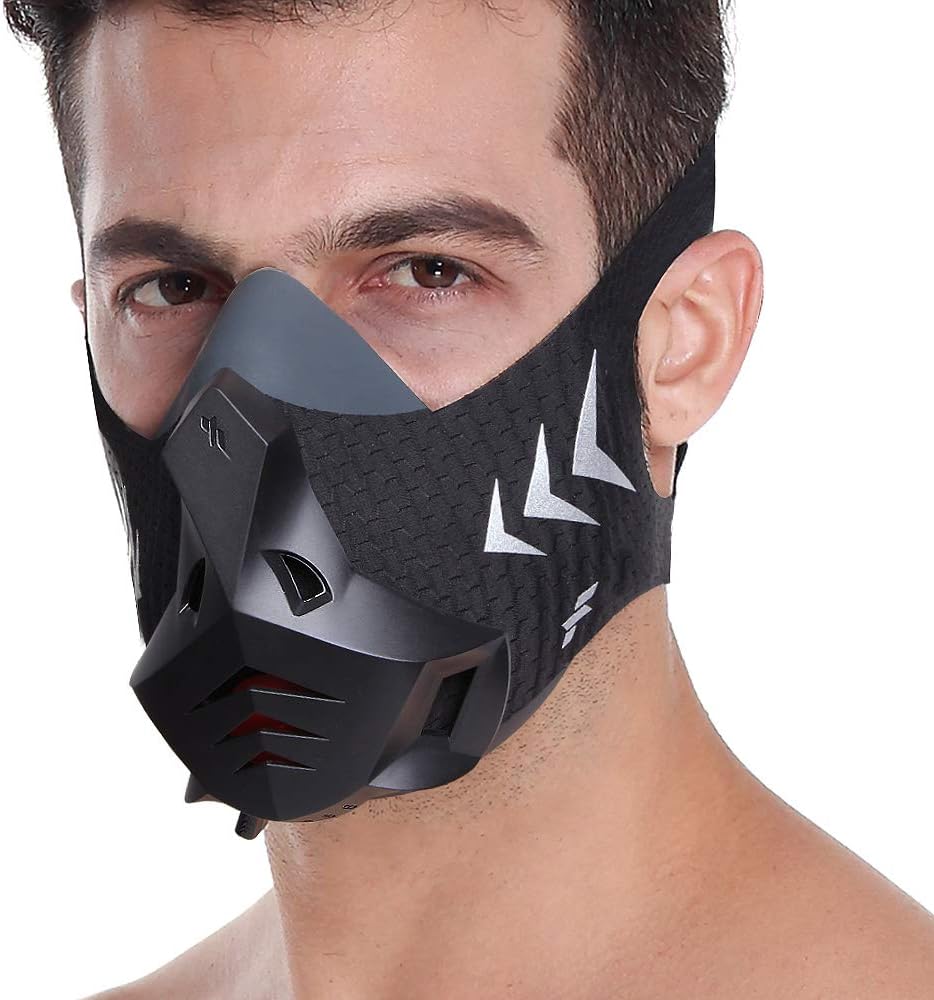 GAOYOO Fitness Training Sports Mask, Exercise Workout Running Resistance Cardio Endurance Sport High Altitude Athletics Mask