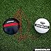 QUICKPLAY Replay Soccer Training Ball | Adjustable Bungee Elastic Training Ball (Size 4 Soccer Ball (Junior))