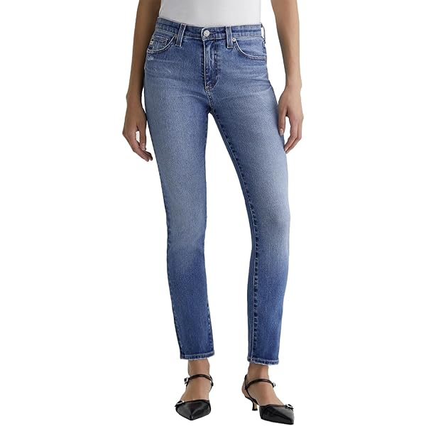 AG Adriano Goldschmied Women's Mari Slim Straight Jeans, 15