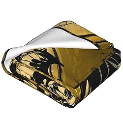 Cartoon Bendy Blanket Super Soft Flannel Throw