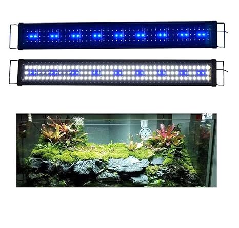 Amazon Com Tudio Fish Tank Lamp Light Aquarium Hood Lighting Led