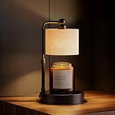 Bingyouth Candle Warmer Lamp with Timer, Adjustable Height Wax Melt Warmer | Modern Home Decor with Gift Box, 2 Bulbs, Ideal Gift for Halloween, Christmas, Women, House Warming Gifts and Birthday