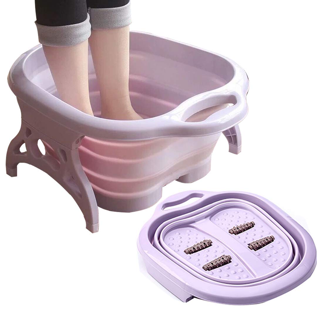 OLIYA Foot Spa Foldable Foot Bathlarge foot bath, with