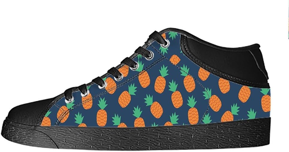 Dalliy Custom Pineapples Cartoon Women's Canvas Shoes Footwear Sneakers Shoes
