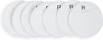 Revolution Beauty London White Reusable Cleansing Pads Makeup Remover 7pcs