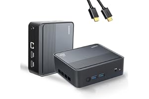 KOOSMILE Mini Pc Intel N5095 (Up to 2.9 GHz),Windows 11 Pro Mini Desktop Computer,16GB DDR4 RAM, 512GB M.2 SATA SSD (Up to 2TB) Small PC Support 4K UHD/Dual HDMI/ USB3.0/ BT4.0/2.4G+5G WiFi…