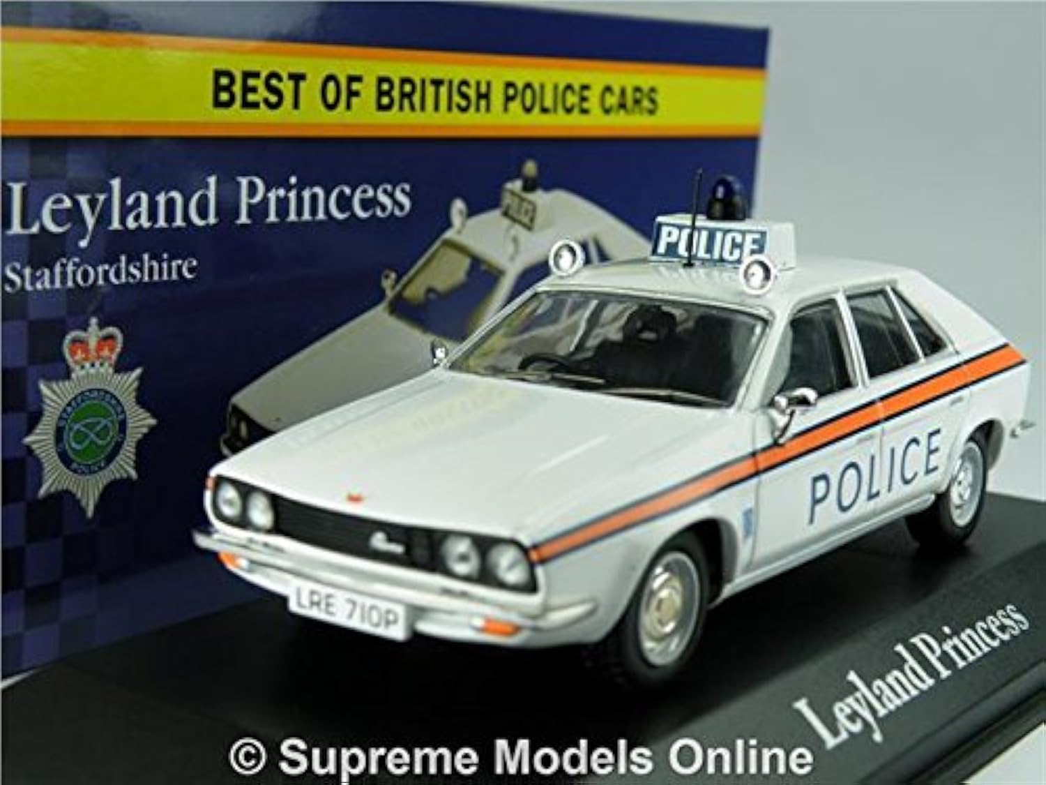 AUSTIN LEYLAND PRINCESS MODEL CAR POLICE STAFFORDSHIRE 1:43 SCALE CORGI ATLAS K8