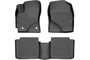 DOTCOM TPE Floor Mats Fit Toyota Corolla 2014-2019 W/Automatic Transmission, All Weather Custom Fit Full Cover Protection 1st & 2nd Row Floor Liners Cargo Liner Accessories,alfombras para carro 3PCS