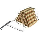 ACWARM Home 20pcs Trampoline Springs 3.5/5.5/6.5/7 Inch Heavy Duty Galvanized Steel High Tensile Replacement Kit with T-Hook,Trampoline Accessories
