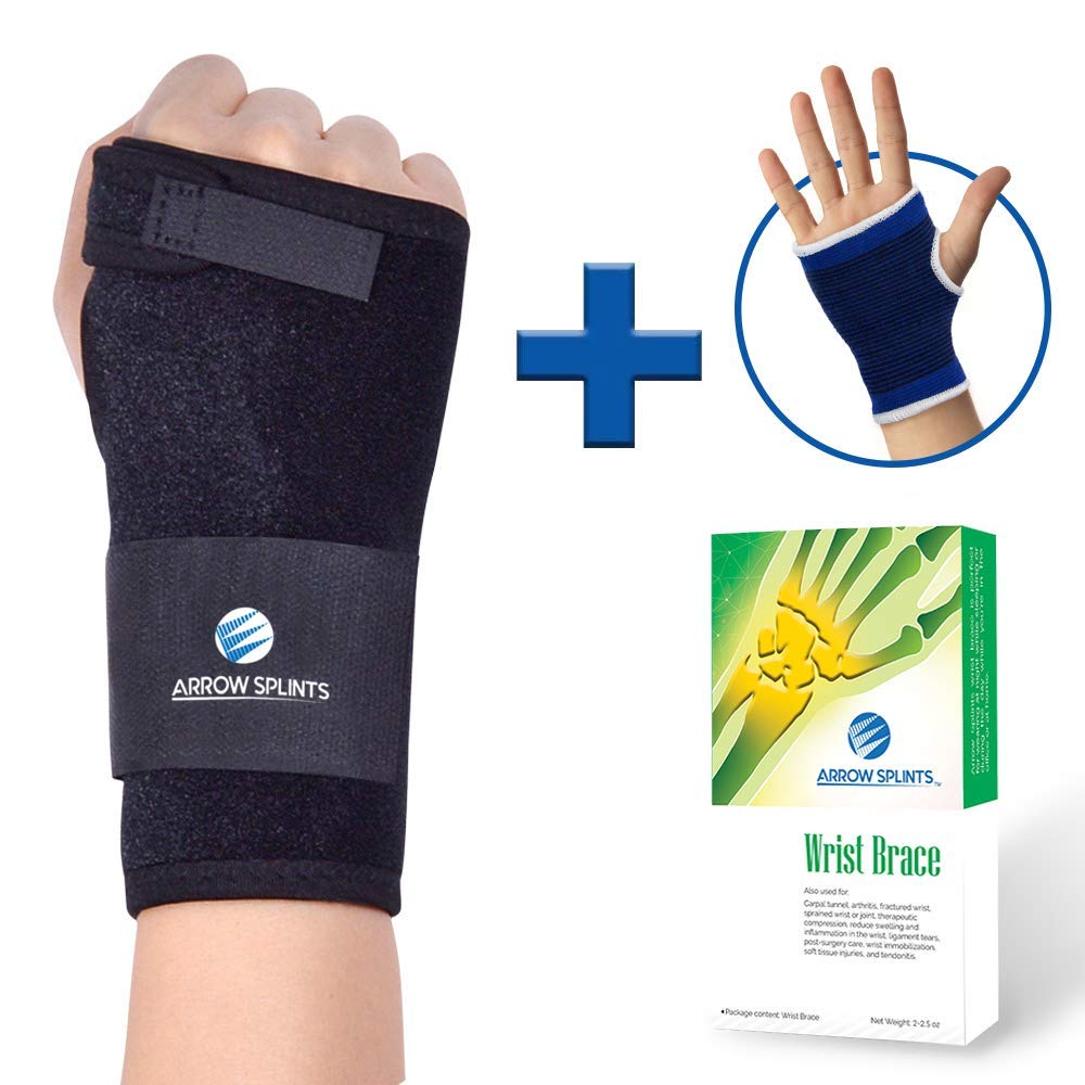 Arrow Splints Wrist Brace for Carpal Tunnel Syndrome, Arthritis, Tendonitis