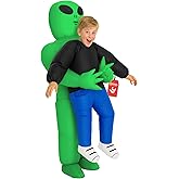 Morph Kids Alien Costume, Inflatable Alien Costume Kids, Aliens Blow Up Costumes Kid, Boys Inflatable Costumes