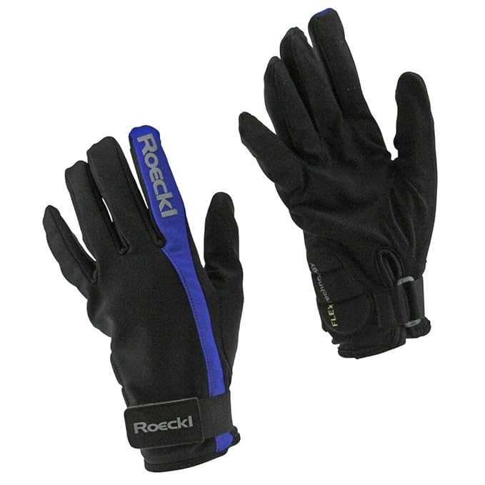 Roeckl Langlaufhandschuhe Schwarz-Blau 1153