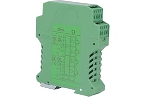 KUULEYN 4-20 Ma Signal Splitter, 24v Dc Signal Isolator, 24v Dc Signal Isolator 2 in 4 out Direct Current Signal Conditioner Transmitter Plc Detection (4-20ma)