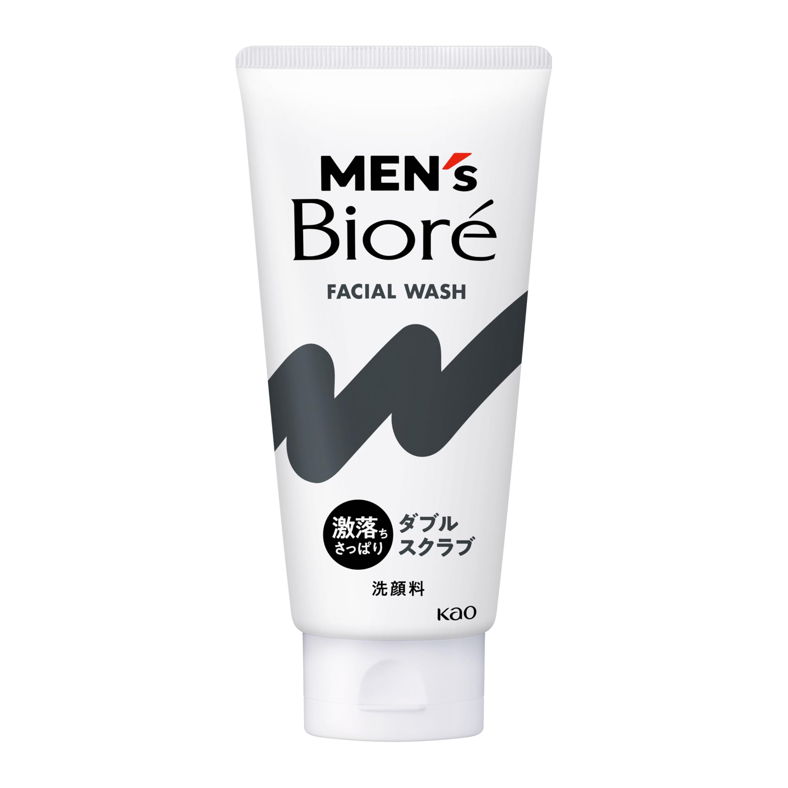 BIORE MENS Kao Double Scrub Face Wash, 130 Gram