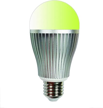 Amazon Mi Light 最新の金 調光 調色 Led電球2 4ghz リモコン 9w E26口金 昼白色 電球色 玄関灯 相当の60w伝統的な白熱電球 電力の節約 リモコン別売り スマートフォンappコントロールのために 橋ハブが必要である Mi Light ホーム キッチン