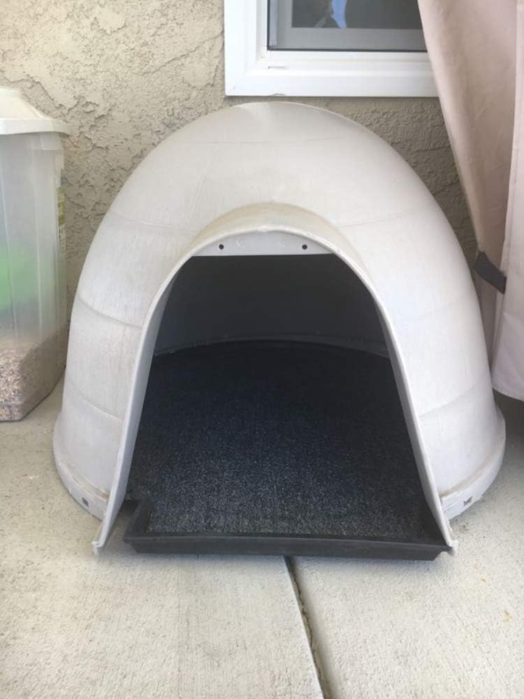 Petmate Kitty Kat Condo Outdoor Cat House Rain and Snow Diverting Hood Carpeted Floor One Size : Cat Houses And Condos : Pet Supplies