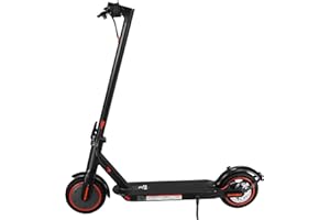 HUGTODAY 8.5-inch Foldable Adult Electric Scooter with APP, 350W Motor, 7.8/10.4Ah Lithium Battery, Max 21-23 Miles Long Range, 19Mph Top Speed Dual Braking Kick Scooter