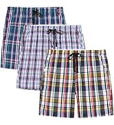 Checked Button Fly Pyjama Bottoms 