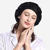 nuoshen Satin Bonnet 2 Pack with Wide Elastic Band for Sleep Hair Protection view 6