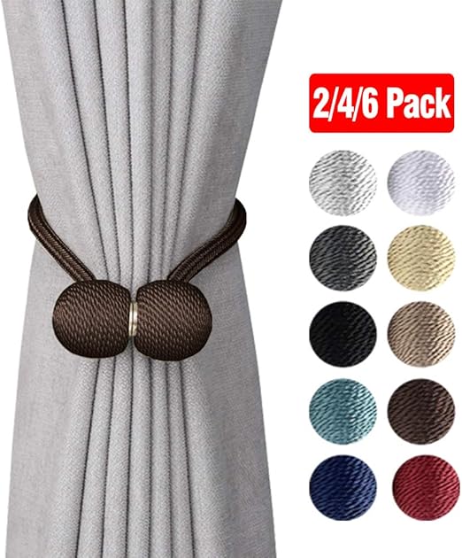 Amazon Com Dezene Magnetic Curtain Tiebacks The Most Convenient
