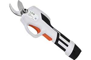 LIGO Cordless Pruning Shears for Thick Stems | 7.2V Fast-Charging Battery Trims 0.98" Branches | Safety Lock & Non-Slip Handle | Rose/Bush/Shrub Trimmer, with Removable Battery