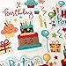 Paper Die Cuts - Birthday - Over 60 Cardstock Scrapbook Die Cuts - by Miss Kate Cuttables