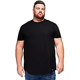 STRONGSIZE Men's Big and Tall Shirts – Stretch T-Shirt for Casual Wear (Available in Longer and Regular Length)