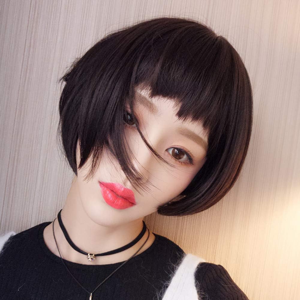 NOBRAND Doggy style bangs wig female short hair bobo head shaving