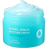 BEYOND Angel Aqua moisture Cream (5.1fl oz) - Instant Cooling, Hydrating, Soothing Lightweight Face Gel Moisturizer, Sleeping Mask. Korean Skin Care, Vegan. Cica, Hyaluronic Acid, Panthenol.