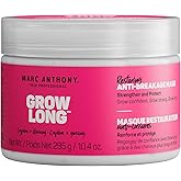 Marc Anthony Deep Conditioning Hair Mask for Dry & Damaged Hair, Grow Long Biotin - Argan Oil, Caffeine & Keratin Anti-Frizz 