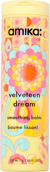 Amika Velveteen Dream Smoothing Balm Anti Frizz Hair Cream Heat Protection 200ml view 1