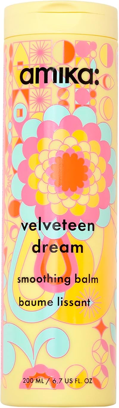 Amika Velveteen Dream Smoothing Balm Anti Frizz Hair Cream Heat Protection 200ml