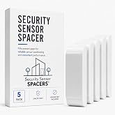 Ring Alarm Magnet Riser | 5 Pack Set with 3M Adhesive - Easy Mount to Any Doorway, Window, and Entryway | Ring Sensor/Magnet Not Included (1 inch)