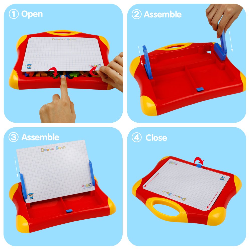 Colorful Magnetic Drawing Board for Children Kids, 2 Style Randomly Delivery