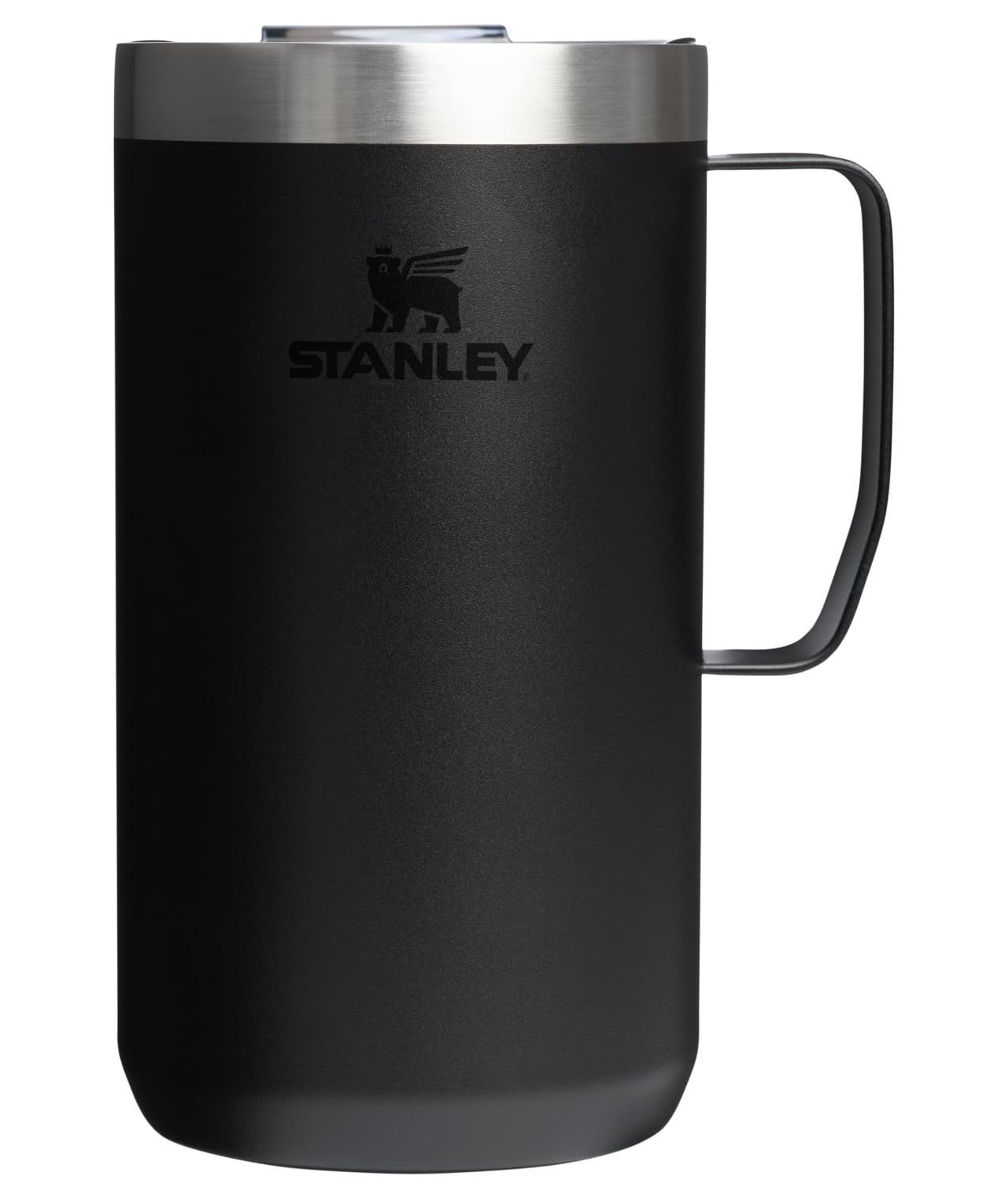 Photo 1 of STANLEY Everyday Camp Mug 24oz | Drink Through Lid | Cup for Coffee, Tea and Drinks | Insulated Stainless Steel Coffee Mug | BPA-Free | Black 2.0