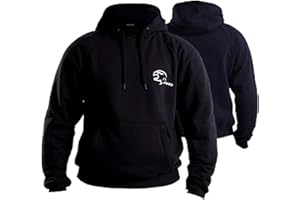 J.A.G. Motorcycle Protective Hoodie for Men – Armored Riding Jacket w/Aramid Lining for impact | All-Season Hoodie Sweater