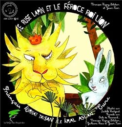 Le  rusé lapin et le féroce roi lion