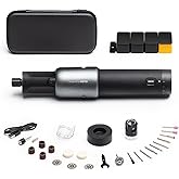HOTO 4V Cordless Rotary Tool Kit, Powerful Engraving Pen, 25000RPM, 5 Variable Speed, 35 Accessories, LED Light, USB-C Rechar