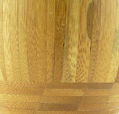 Bamboo Mortar and Pestle, Set for Grinding and Crushing