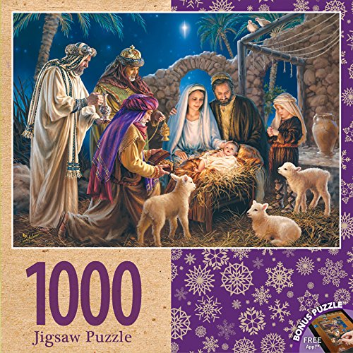 MasterPieces Holiday A Child is Born Jigsaw Puzzle, 1000-Piece