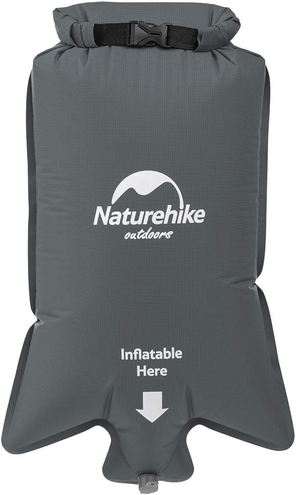 Naturehike Sleeping Mat slightly 6,5 cm thick, Single sleeping mats, Inflatable Air Cushion Outdoor Compact and moisture proof for hiking, backpacking, camping (Inflatable sack)