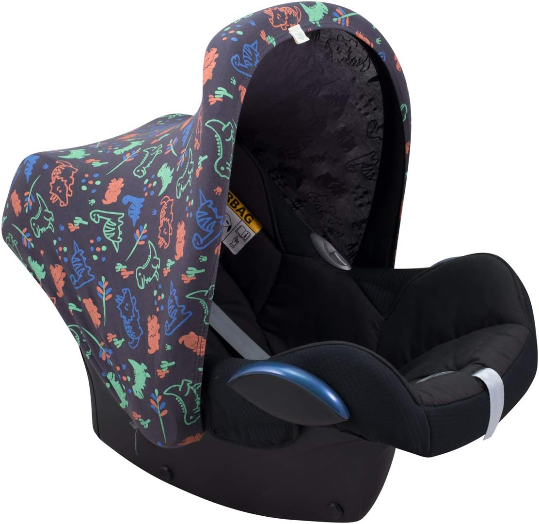 JYOKO Kids Universal Hood Canopy for Baby Carriers (Happy Dino) - Image 4