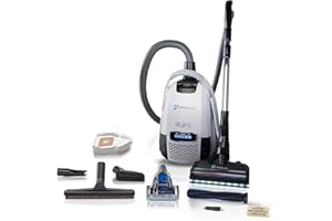 Prolux Phantom Canister PET Vacuum Cleaner, Wessel Werk EBK250 Power Nozzle, Quick Clean, Lightweight, HEPA Filter, Adjustable Suction, Cleans All Surfaces